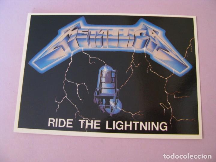 Fotos de Cantantes: POSTAL DE METALLICA. RIDE THE LIGHTING.