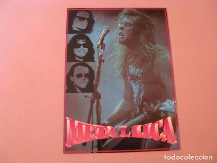 Fotos de Cantantes: POSTAL DE METALLICA. ED. SPIRAL DESIGHNS.
