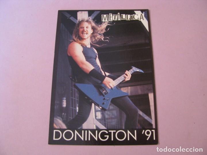 Fotos de Cantantes: POSTAL DE METALLICA. DOMINGTON '91. DAMAGED GOODS. 1992.