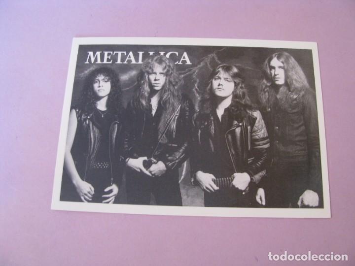 Fotos de Cantantes: POSTAL DE METALLICA. DAMAGED GOODS.