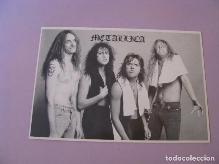 Fotos de Cantantes: POSTAL DE METALLICA. A BIGGER SPLASH,MANCHESTER LTD.