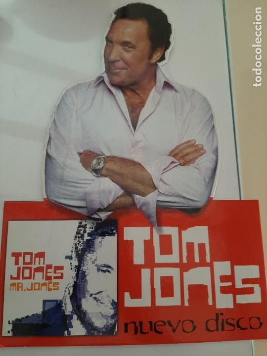 Fotos de Cantantes: CARTEL POSTER CARTON TOM JONES. ORIGINAL DE DISCOGRAFICA