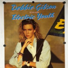 Fotos de Cantantes: DEBBIE GIBSON “ELECTRIC YOUTH” (1989). CARTEL PROMOCIONAL DEL ÁLBUM.