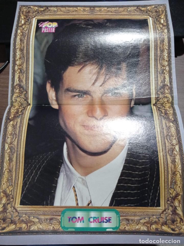 Fotos de Cantantes: DOBLE P&Oacute;STER DE 2 P&Aacute;GINAS REVISTA S&Uacute;PER POP (A&Ntilde;OS 90) TOM CRUISE Y KIRK CAMERON 41X29