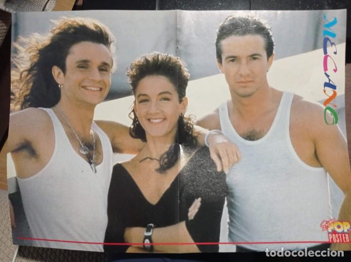 Fotos de Cantantes: DOBLE P&Oacute;STER DE 2 P&Aacute;GINAS REVISTA S&Uacute;PER POP (A&Ntilde;OS 90) KIRK CAMERON Y MECANO 41X29