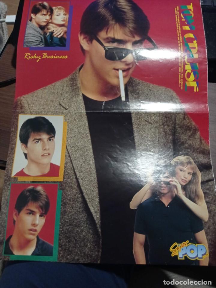Fotos de Cantantes: DOBLE P&Oacute;STER DE 2 P&Aacute;GINAS REVISTA S&Uacute;PER POP (A&Ntilde;OS 90) TOM CRUISE Y PORCHE 41X29