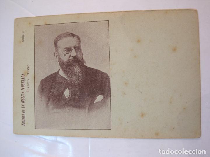 Photos de Chanteurs et Chanteuses: RAOUL PUGNO-LA MUSICA ILUSTRADA-NUM&middot;12-REVERSO SIN DIVIDIR-POSTAL ANTIGUA-(79.554)