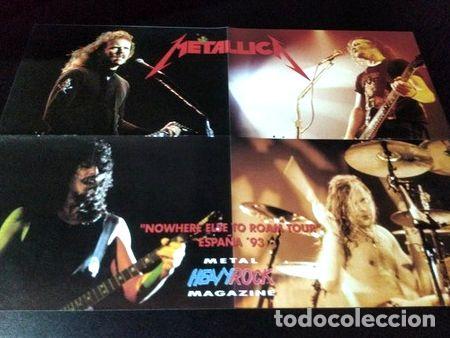 Fotos de Cantantes: poster metallica doble faz 58 x 41 r099