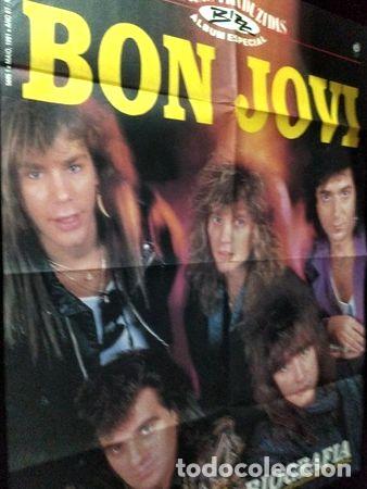 Fotos de cantantes: poster afiche publicidad bon jovi brasil 64 x 48 s005