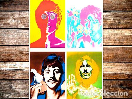 Fotos de cantantes: poster the beatles psicodelico 47x32cm 200grms