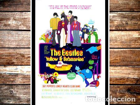 Fotos de cantantes: yellow submarine the beatles poster 47x32cm 200grms