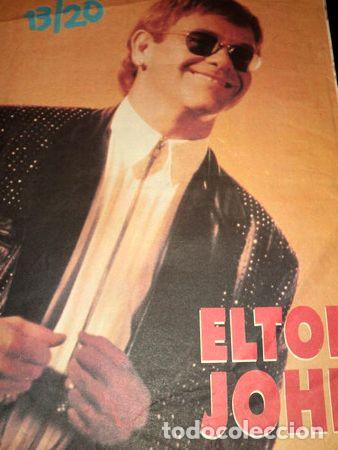 Fotos de cantantes: poster 1320 doble faz 38x28 elton john frana miniussi
