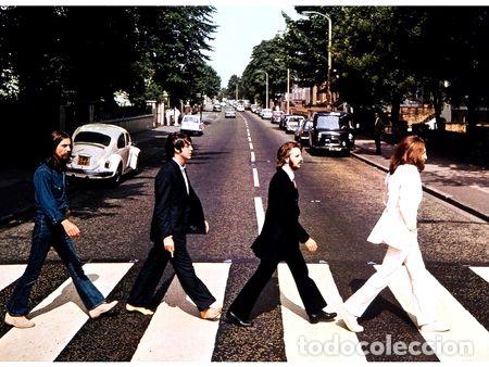 Fotos de cantantes: the beatles abbey road poster 47x32cm 200grms