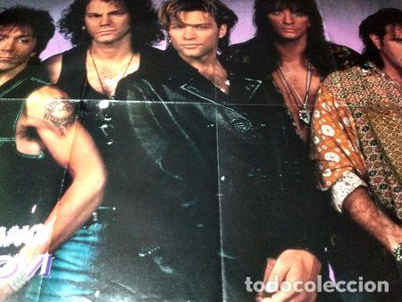 Fotos de cantantes: poster bon jovi doble faz 85 x 60 m055