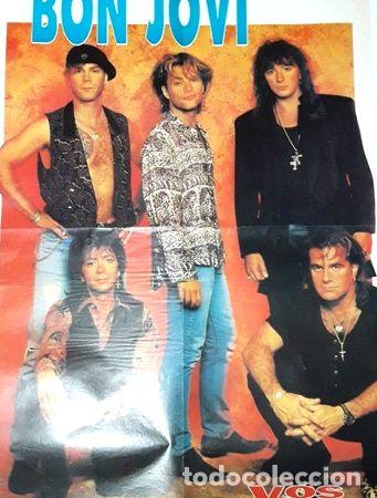Fotos de cantantes: bon jovi posters revista vos anos 90s 79cm x 55cm