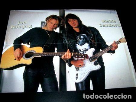 Fotos de cantantes: poster bon jovi doble faz 54 x 41 g026