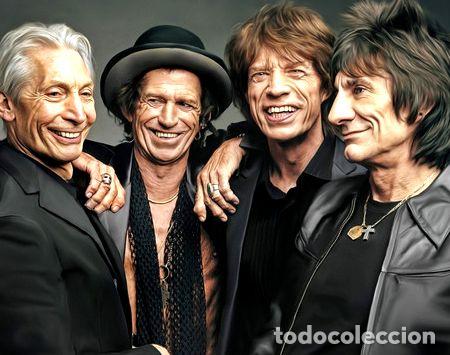 Fotos de Cantantes: banner rolling stones poster foto mural 130x070