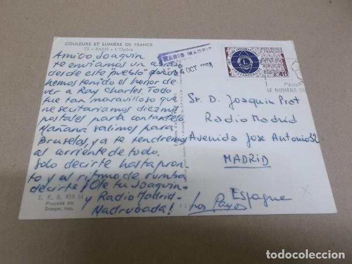 Photos of Singers: LOS PAYOS (POSTAL) TARJETA POSTAL MANUSCRITA ENVIADA A JOAQUIN PRAT A&Ntilde;O 19668 &ndash; SELLO DE ENTRADA DE
