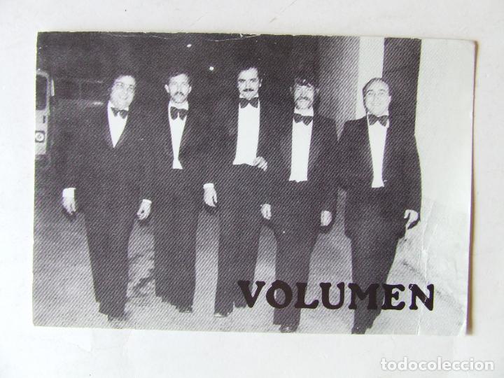 Photos of Singers: POSTAL PROMOCIONAL CONJUNTO VOLUMEN A&Ntilde;OS 60-70