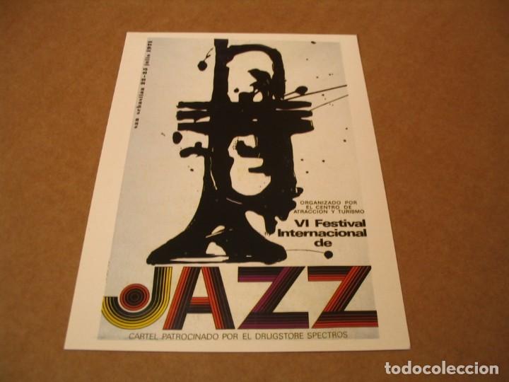 Photos de Chanteurs et Chanteuses: TARJETA VI FESTIVAL DE JAZZ DE SAN SEBASTIAN 1971 REPRODUCCI&Oacute;N