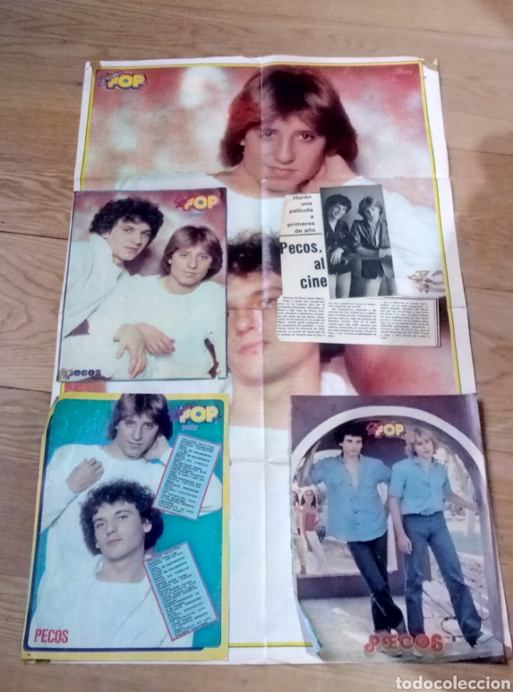 Fotos de Cantantes: Lote p&oacute;ster Pecos s&uacute;per pop