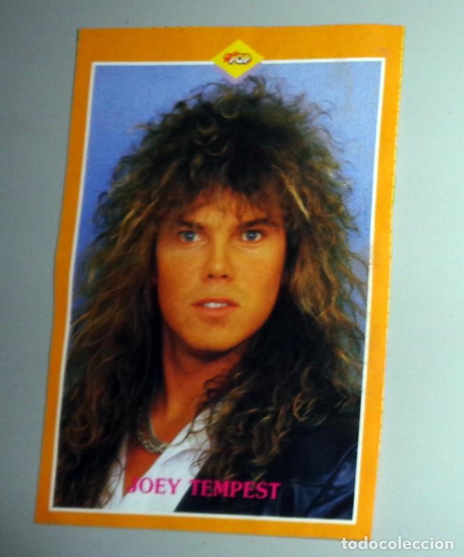 Fotos de Cantantes: FICHA SUPER POP COLECCI&Oacute;N BIOGRAF&Iacute;AS - JOEY TEMPEST EUROPE - A&Ntilde;OS 80 - FICHERO - M&Uacute;SICA