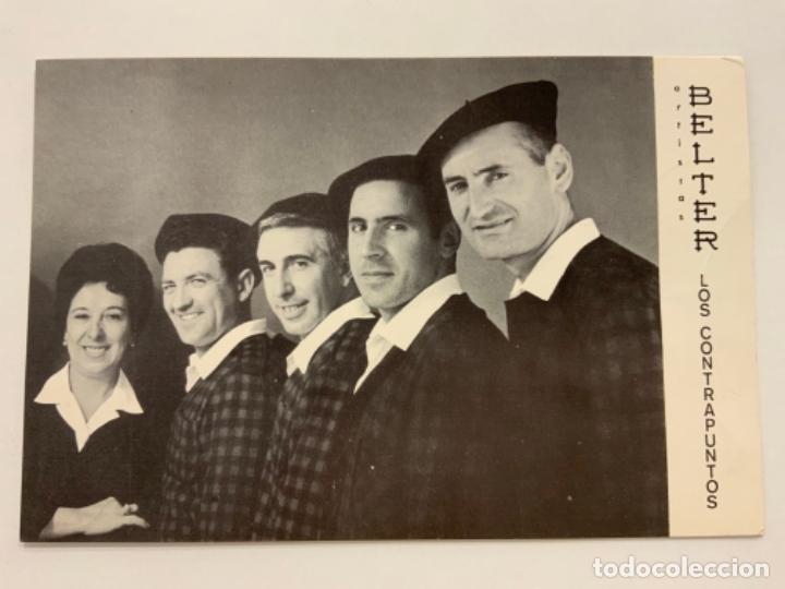 Photos of Singers: Antigua postal BELTER. LOS CONTRAPUNTPOS. IMPECABLE