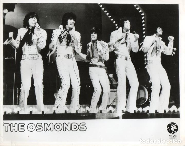 Photos de Chanteurs et Chanteuses: Original photograph of The Osmond MGM Records