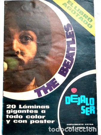 Fotos de cantantes: laminas the beatles dejalo ser 27x39 cm ano 1970