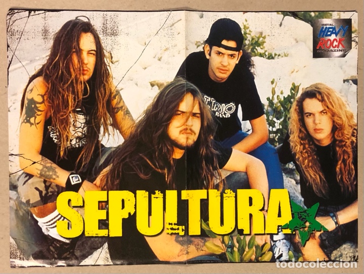 Foto di Cantanti: SEPULTURA + KREATOR. POSTER REVERSIBLE DE LA REVISTA HEAVYROCK.