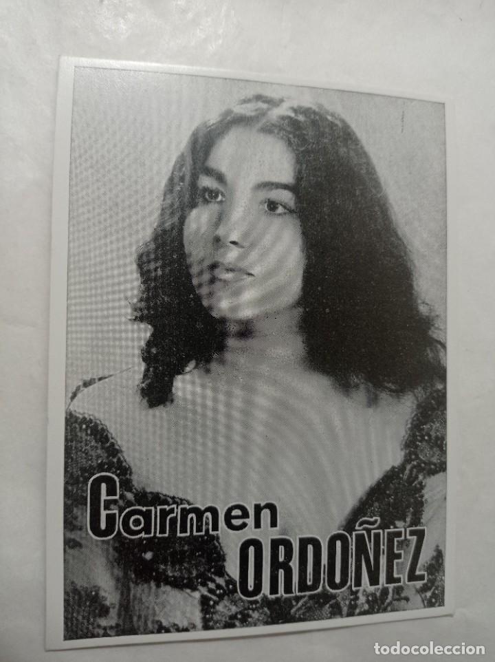 Photos de Chanteurs et Chanteuses: Carmen Ord&oacute;&ntilde;ez, original no copia. Ref.auto