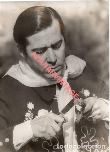 Photos de Chanteurs et Chanteuses: FOTOGRAFIA ORIGINAL DEL ARTISTA CESAR GARDEL, 17X23 CMS