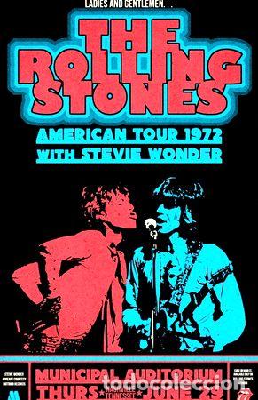 Fotos de Cantantes: rolling stones poster 30x42 usa tour 72 pop art rock retro