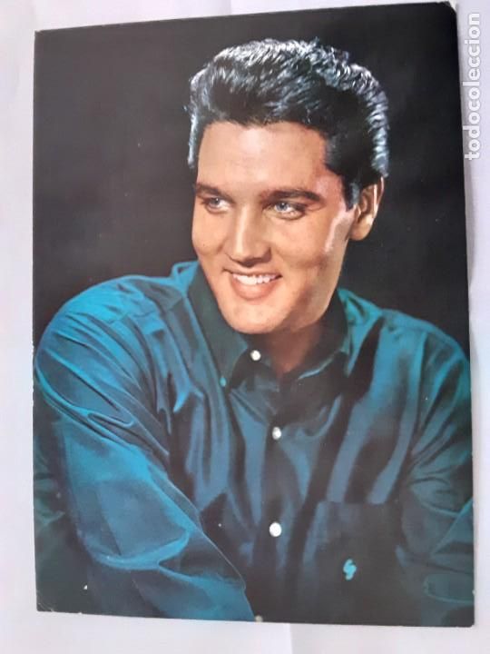 Fotos de cantantes: POSTAL GRANDE DE ELVIS PRESLEY, HECHA EN FRANCIA