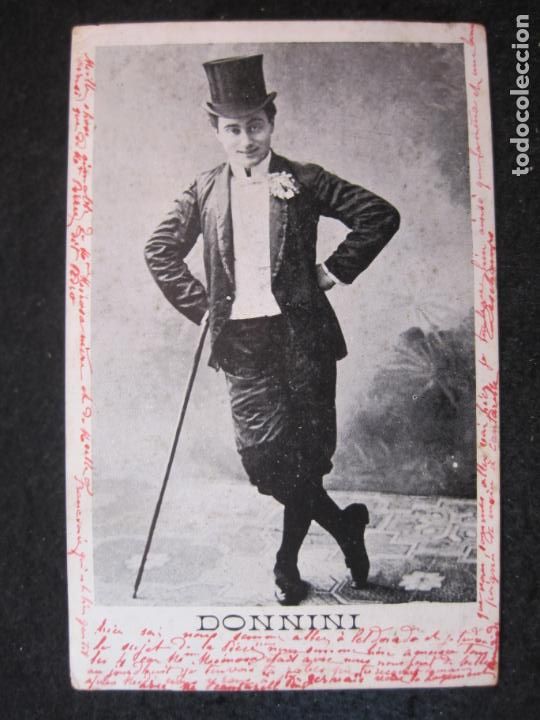 Fotos von Musikern: DONNINI-REVERSO SIN DIVIDIR-POSTAL ANTIGUA-(82.834)