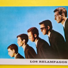 Fotos de Cantantes: MUSICA - LOS RELAMPAGOS - TARJETA PROMOCIONAL - DISCOGRAFIA AL DORSO - AÑOS 60-70