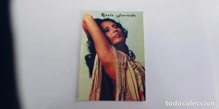 Fotos de Cantantes: ROCIO JURADO-POSTAL CON DISCOGRAFIA