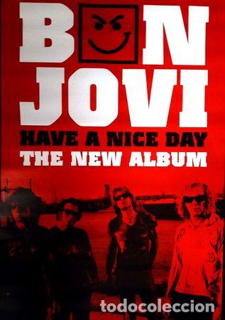 Fotos de cantantes: bon jovi poster promocion original