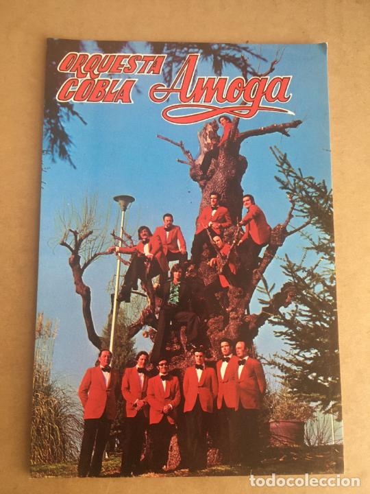 Fotos de Cantantes: orquesta cobla amoga postal original antigua