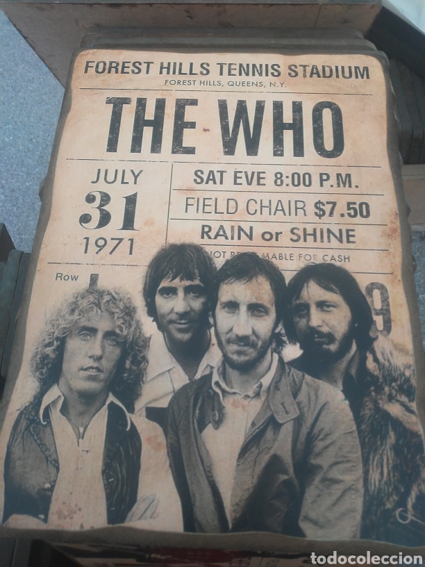 Fotos de Cantantes: Cuadro entrada THE WHO