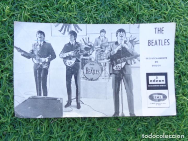Fotos de cantantes: BEATLES - TARJETA POSTAL PROMOCIONAL ORIGINAL DE LA DISCOGRAFICA E.M.I-ODEON - A&Ntilde;O 1964 - PROMO