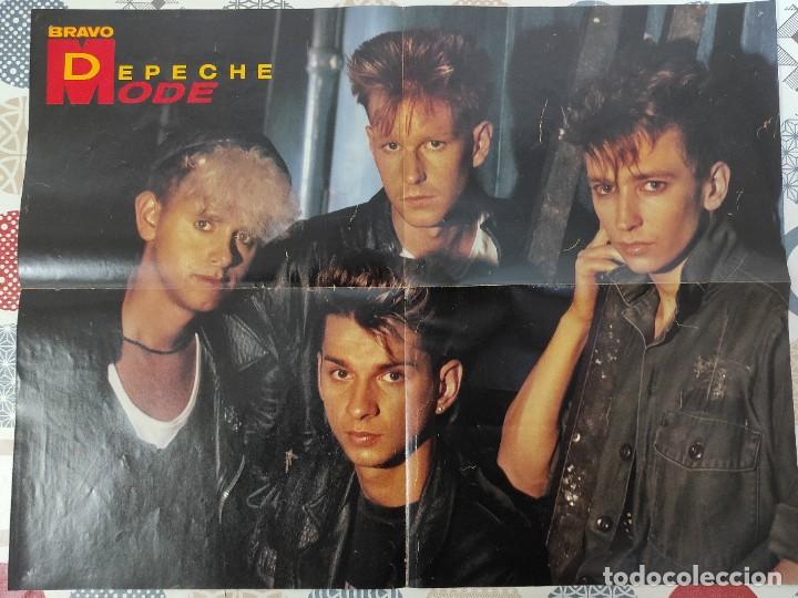 Fotos de Cantantes: POSTER ORIGINAL 80&acute;S REVISTA BRAVO (ALEMANIA) - DEPECHE MODE - 39,5X52 CM