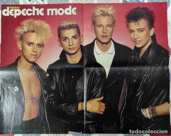 Fotos de Cantantes: POSTER ORIGINAL 80&acute;S REVISTA BRAVO (ALEMANIA) - DEPECHE MODE - 51,5X40 CM
