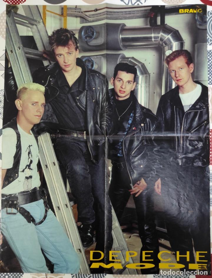 Fotos de Cantantes: POSTER ORIGINAL 80&acute;S REVISTA BRAVO (ALEMANIA) - DEPECHE MODE - 51,5X40 CM