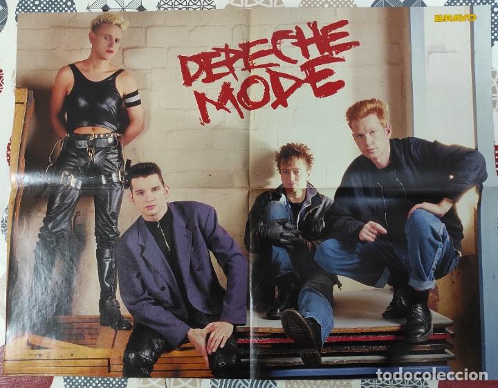 Fotos de Cantantes: POSTER ORIGINAL 80&acute;S REVISTA BRAVO (ALEMANIA) - DEPECHE MODE - 52X40 CM