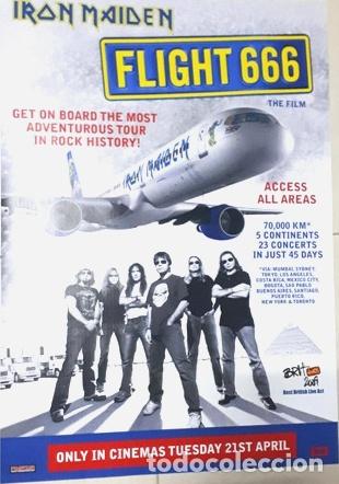 Fotos de Cantantes: iron maiden flight 666 poster promocion Ed. 666