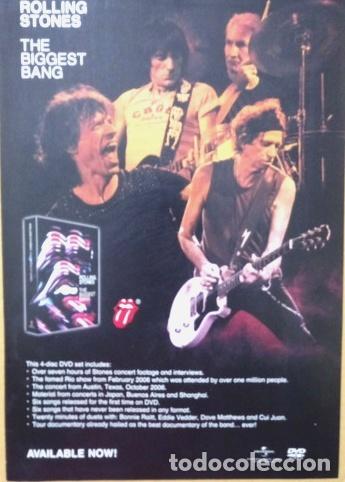 Fotos de Cantantes: rolling stones the biggest band propaganda 1 hoja usa