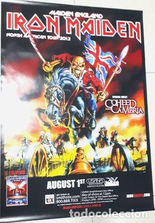 Fotos de Cantantes: iron maiden tour england poster promocion