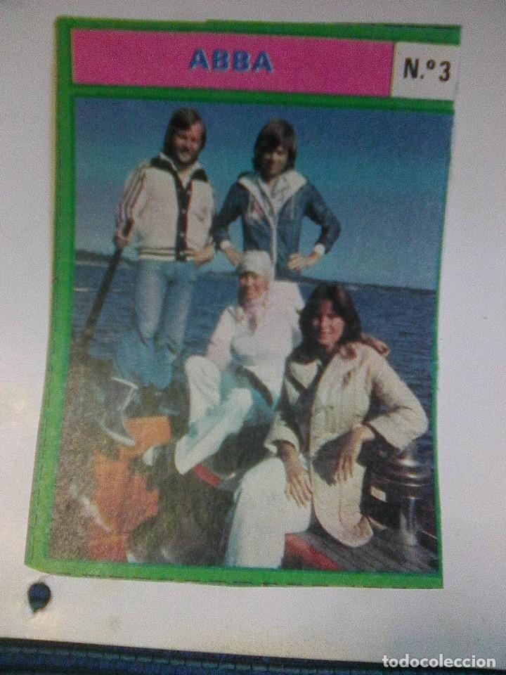 Fotos de Cantantes: Abba - n&ordm; 3 - Ficha Super Libro Pop - Super Pop 1980