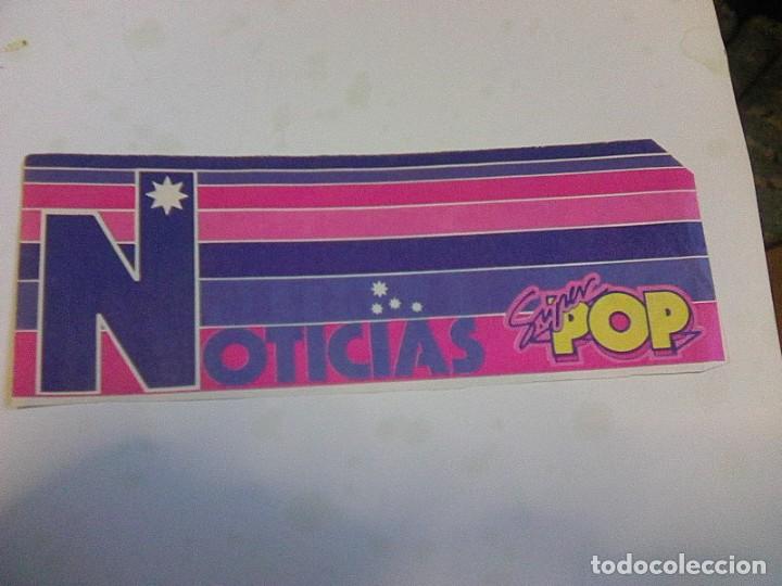 Fotos de Cantantes: Cabecera recorte noticias super pop 1980 - ideal custom propios noticiarios - 1/4 p&aacute;gina